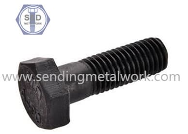 Heavy Hex Structural Bolts ASTM A490 A325 Black Finish